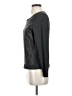 Etcetera 100% Leather Black Long Sleeve Top Size M - photo 5