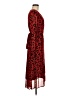CAbi Animal Print Red Cocktail Dress Size M - photo 4