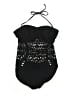 Robin Piccone Stars Black One Piece Swimsuit Size 8 - photo 1
