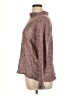 River 100% Acrylic Tweed Brown Turtleneck Sweater Size XL - photo 5