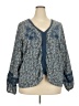 Festi Blue 3/4 Sleeve Blouse Size 2X Plus (2) - photo 1