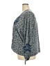 Festi Blue 3/4 Sleeve Blouse Size 2X Plus (2) - photo 5