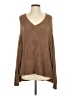 Love Notes 100% Nylon Brown Pullover Sweater Size XS - photo 1