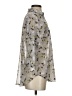 CAbi 100% Polyester Floral Multi Color Silver 3/4 Sleeve Blouse Size XXS - photo 4
