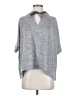 Lou & Grey for LOFT Gray Poncho Size S - photo 1