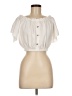 Shein 100% Polyester Ivory Sleeveless Blouse Size 6 - photo 1