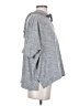 Lou & Grey for LOFT Gray Poncho Size S - photo 4