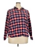 J.Crew 100% Cotton Plaid Red Long Sleeve Button-Down Shirt Size 18 - photo 1