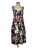 Tabitha 100% Rayon Print Purple White Casual Dress Size 4 - photo 1