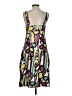 Tabitha 100% Rayon Print Purple White Casual Dress Size 4 - photo 2