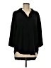 Mod-O-Doc Black 3/4 Sleeve Blouse Size Med (2) - photo 1