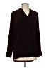 Soft Surroundings 100% Polyester Burgundy Long Sleeve Blouse Size XS - photo 1