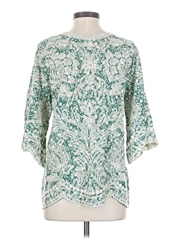 Solitaire 3/4 Sleeve Blouse (view 2)