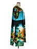 Assorted Brands Teal Black Swimsuit Cover Up Size EU 54 / US 24 - photo 4