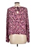 CAbi 100% Polyester Purple Long Sleeve Blouse Size M - photo 2