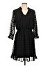 Tacera 100% Polyester Black Casual Dress Size L - photo 1