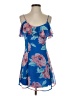 Want and Need 100% Polyester Floral Blue Casual Dress Size XS - photo 1