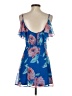 Want and Need 100% Polyester Floral Blue Casual Dress Size XS - photo 2