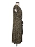J.t.b. Animal Print Brown Casual Dress Size S (estimated) - photo 4
