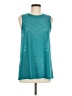 AB Studio Teal Sleeveless T-Shirt Size M - photo 1