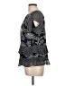 CAbi 100% Polyester Black Short Sleeve Blouse Size M - photo 5