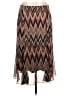 DressBarn 100% Polyester Chevron-herringbone Brown Casual Skirt Size L - photo 1