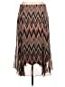 DressBarn 100% Polyester Chevron-herringbone Brown Casual Skirt Size L - photo 2