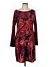 Prelude Paisley Red Cocktail Dress Size L - photo 1