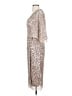 Maya Deluxe 100% Polyester Silver Cocktail Dress Size 2 - photo 5