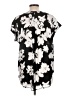 Simply Vera Vera Wang 100% Polyester Black Short Sleeve Blouse Size L - photo 2