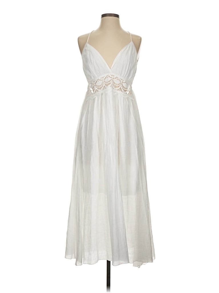 Pre-owned Cupshe Cocktail Dress In White