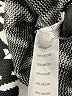 APRICOT 100% Viscose Houndstooth Black Pullover Sweater Size L - photo 8