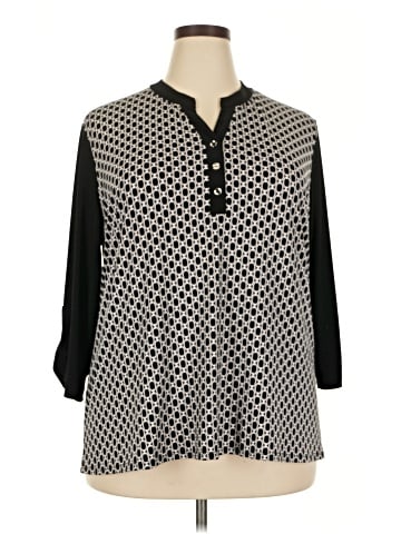 Diana Belle Long Sleeve Henley (view 1)