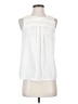 Elle 100% Polyester White Sleeveless Blouse Size S - photo 1