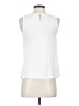 Elle 100% Polyester White Sleeveless Blouse Size S - photo 2