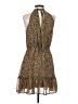 BTFBM 100% Polyester Animal Print Brown Cocktail Dress Size S - photo 2