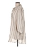 Como Black Ivory 3/4 Sleeve Button-Down Shirt Size L - photo 5