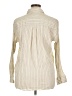 Universal Thread 100% Cotton Stripes Ivory Long Sleeve Button-Down Shirt Size XL - photo 2