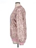 No Comment 100% Polyester Floral Pink Sweatshirt Size XL - photo 5