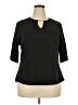 Jonathan Martin Black 3/4 Sleeve Top Size 3X - photo 1