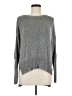 Alya Metallic Gray Pullover Sweater Size M - photo 1