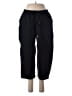 Bella Colori Solid Black Casual Pants Size M - photo 1