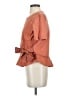 Sandro 100% Cotton Orange Short Sleeve Top Size Sm (1) - photo 5