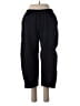 Bella Colori Solid Black Casual Pants Size M - photo 2