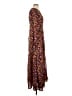 Unbranded 100% Polyester Print Brown Casual Dress Size 10 - photo 4