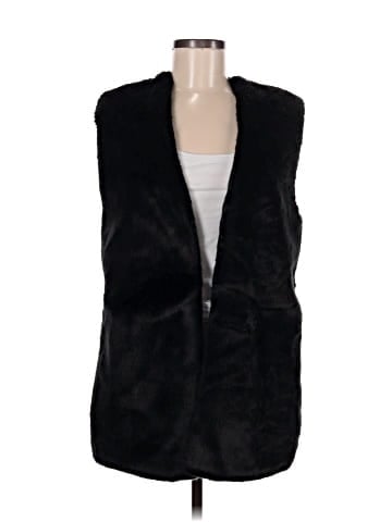 Armani Exchange Faux Fur Vest (view 1)