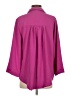 DONNI Solid Pink 3/4 Sleeve Blouse Size S - photo 2