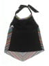 Aqua Green Chevron-herringbone Gray Swimsuit Top Size M - photo 2