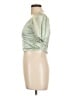 Forever 21 100% Polyester Green 3/4 Sleeve Blouse Size L - photo 5
