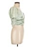 Forever 21 100% Polyester Green 3/4 Sleeve Blouse Size L - photo 4